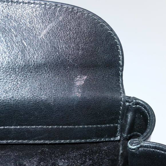 GUCCI Bamboo Hand Bag Leather Black 000 122 0316 Auth 68517 - Picture 10 of 16